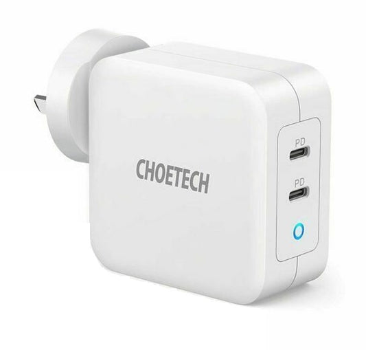 Choetech PD6008 Wall Charger GaN Dual Type-C PD100