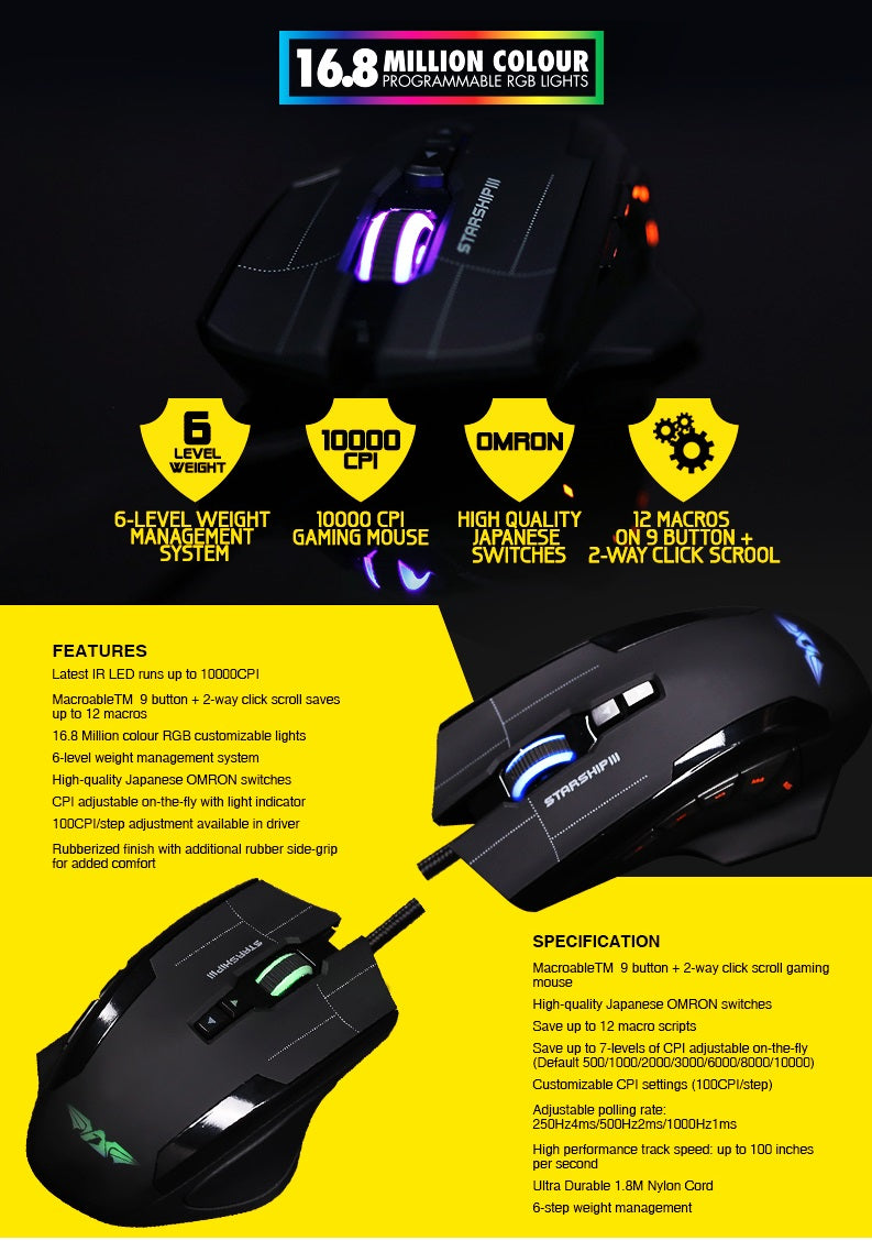 Armaggeddon Starship 3 Soviets Pro-Gaming Mouse