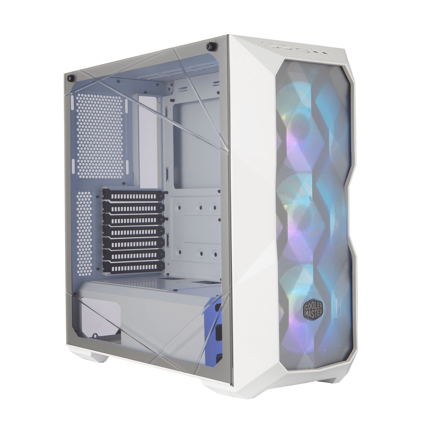 Cooler Master Masterbox TD500 ATX Case with 3x ARGB Fans White