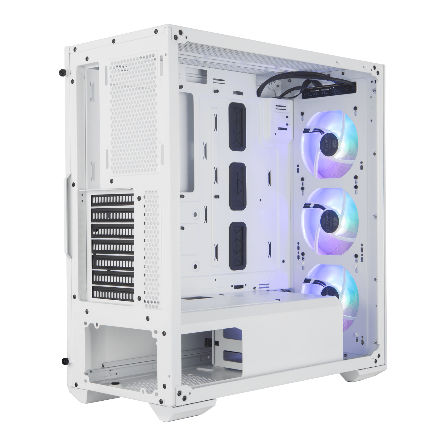 Cooler Master Masterbox TD500 ATX Case with 3x ARGB Fans White