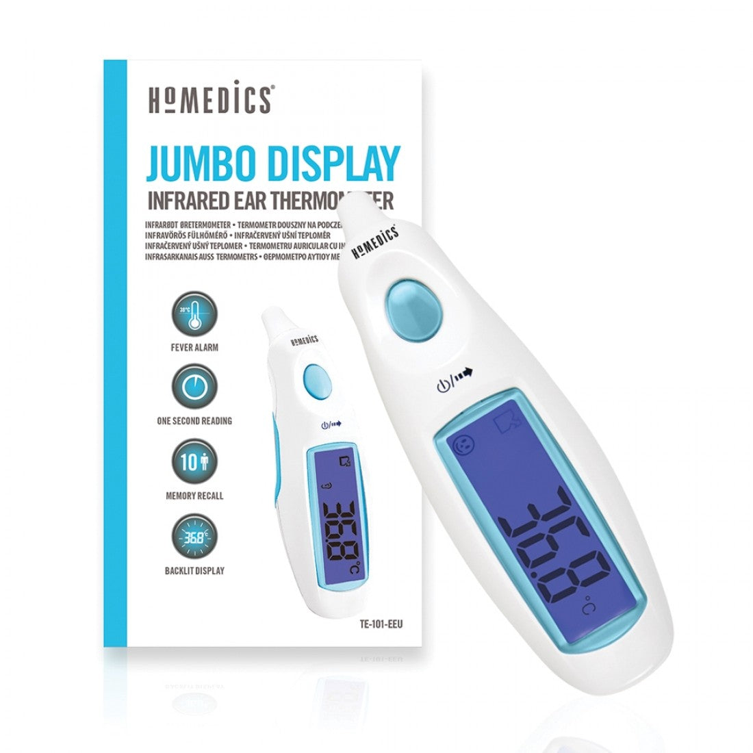 HoMedics TE-101 Jumbo Display Ear Thermometer