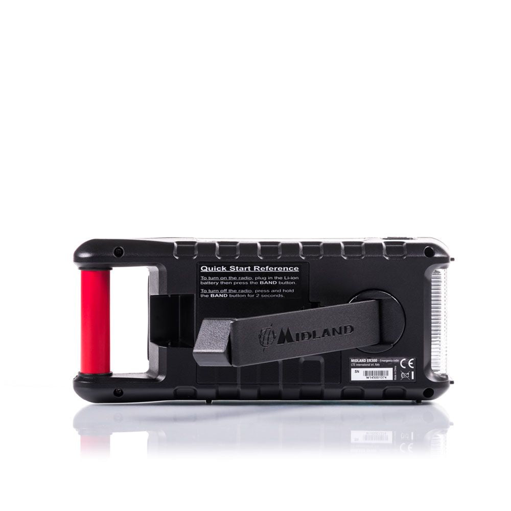 Midland ER300 Emergency Solar Powerbank FM & Dynamo Torch