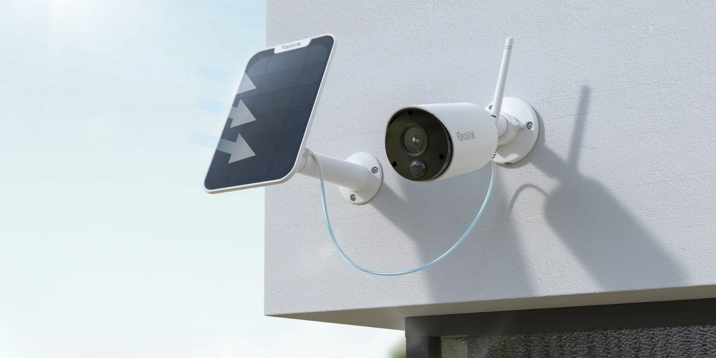 Reolink Hard Bundle 3MP ARGUS Eco (B320) Outdoor Battery Camera White + 3W Solar Panel