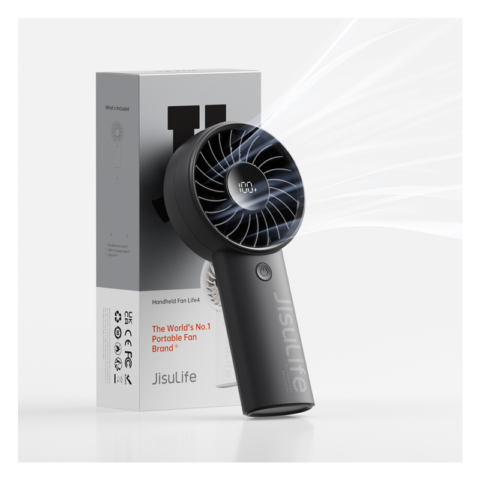 JisuLife Handheld Fan 4 Black