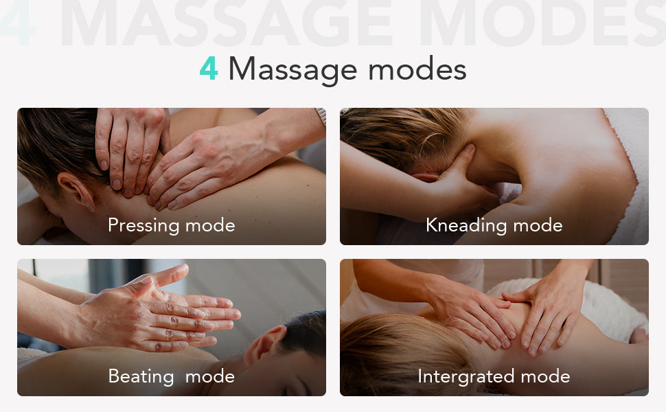 SKG Neck Massager Pulse-Heat-Remote-4xModes K5 Pro