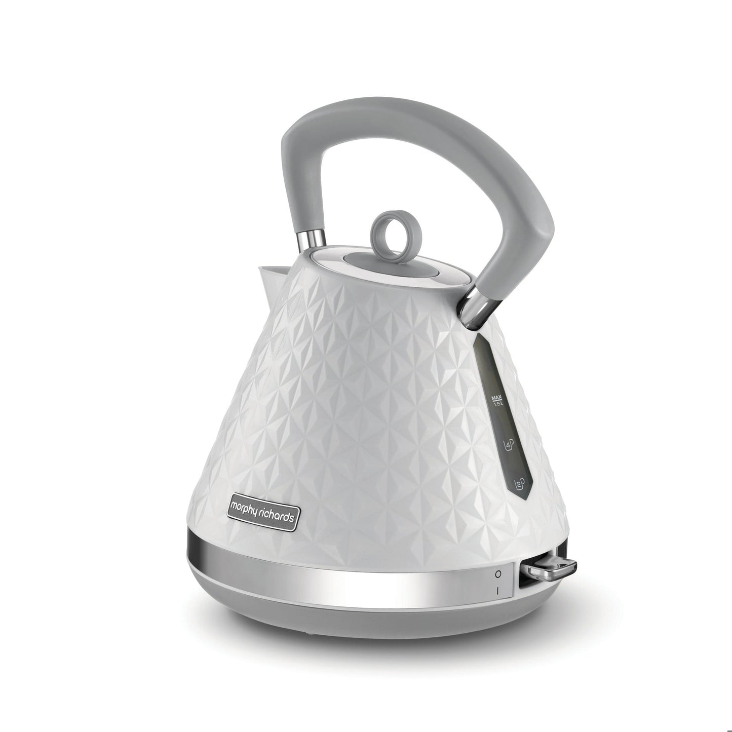 MORPHY RICHARDS 108134 VECTOR PYRAMID KETTLE 1.5L - WHITE