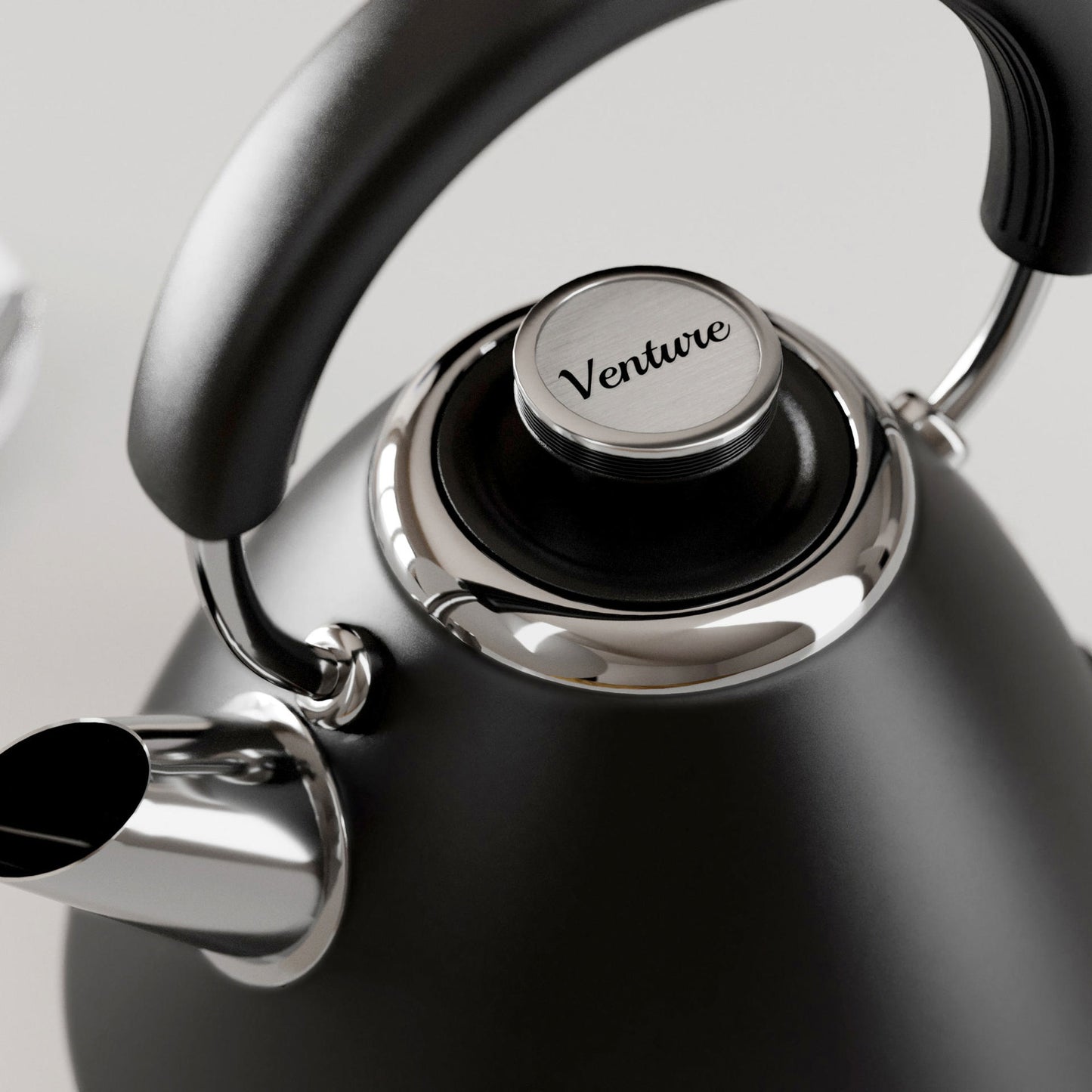 MORPHY RICHARDS 100131 VENTURE PYRAMID KETTLE 1.5L - BLACK