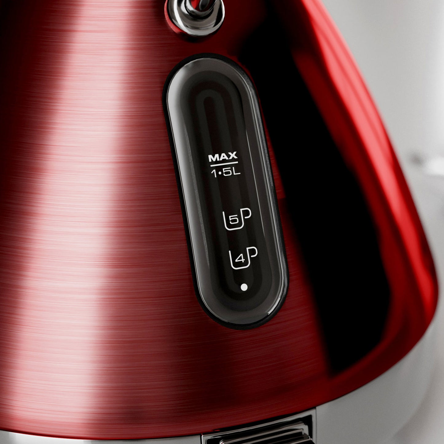 MORPHY RICHARDS 100133 VENTURE PYRAMID KETTLE 1.5L - RED