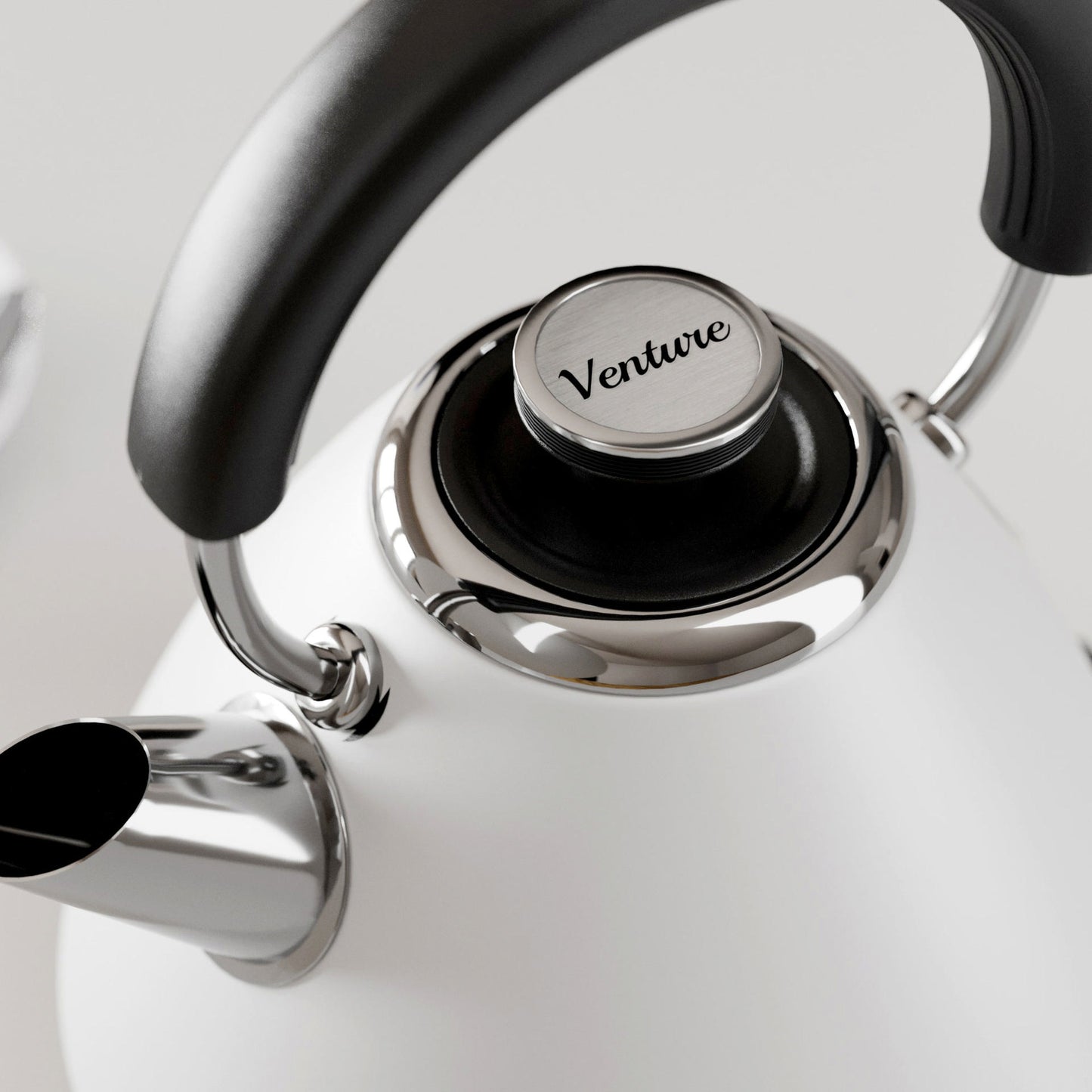 MORPHY RICHARDS 100134 VENTURE PYRAMID KETTLE 1.5L - WHITE