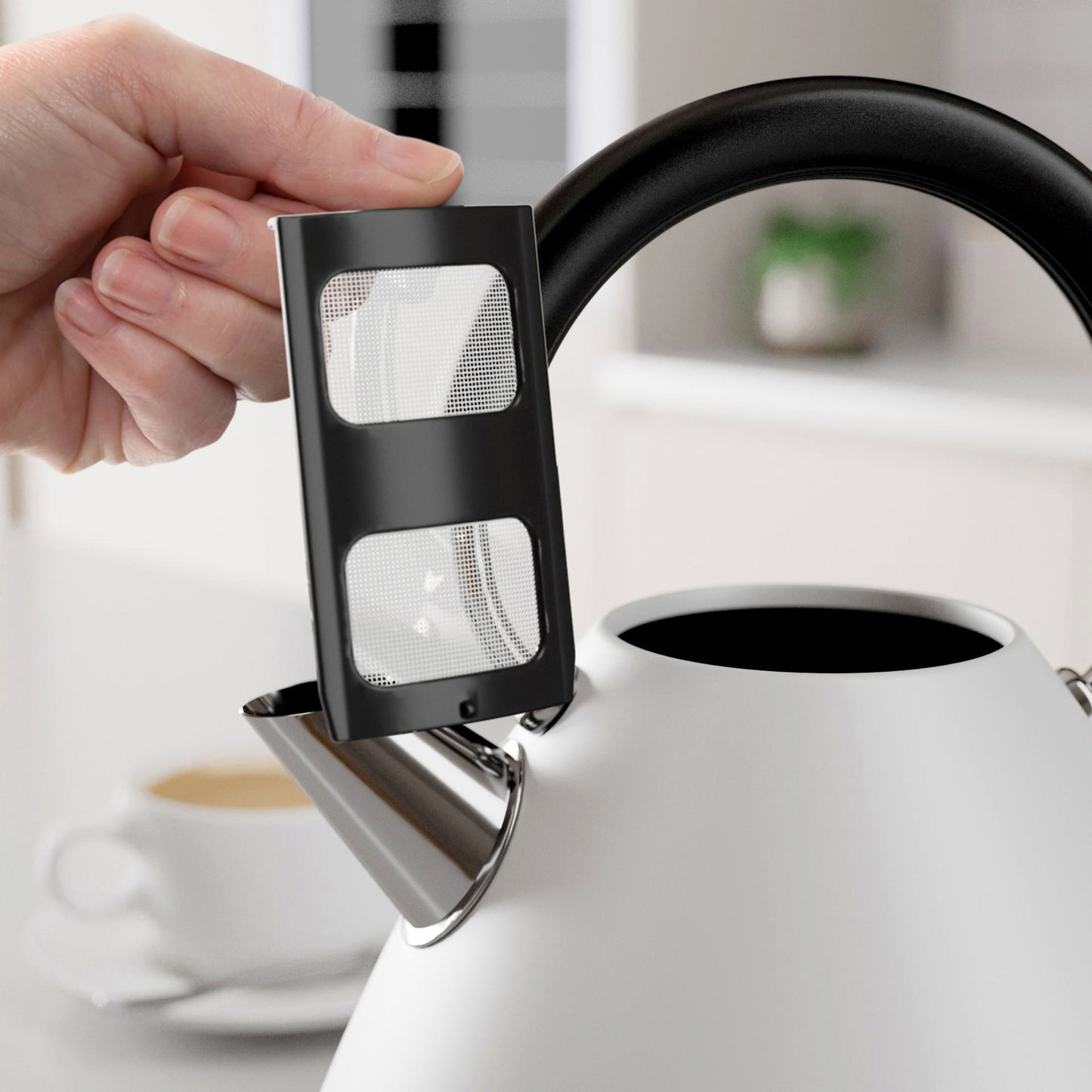 MORPHY RICHARDS 100134 VENTURE PYRAMID KETTLE 1.5L - WHITE