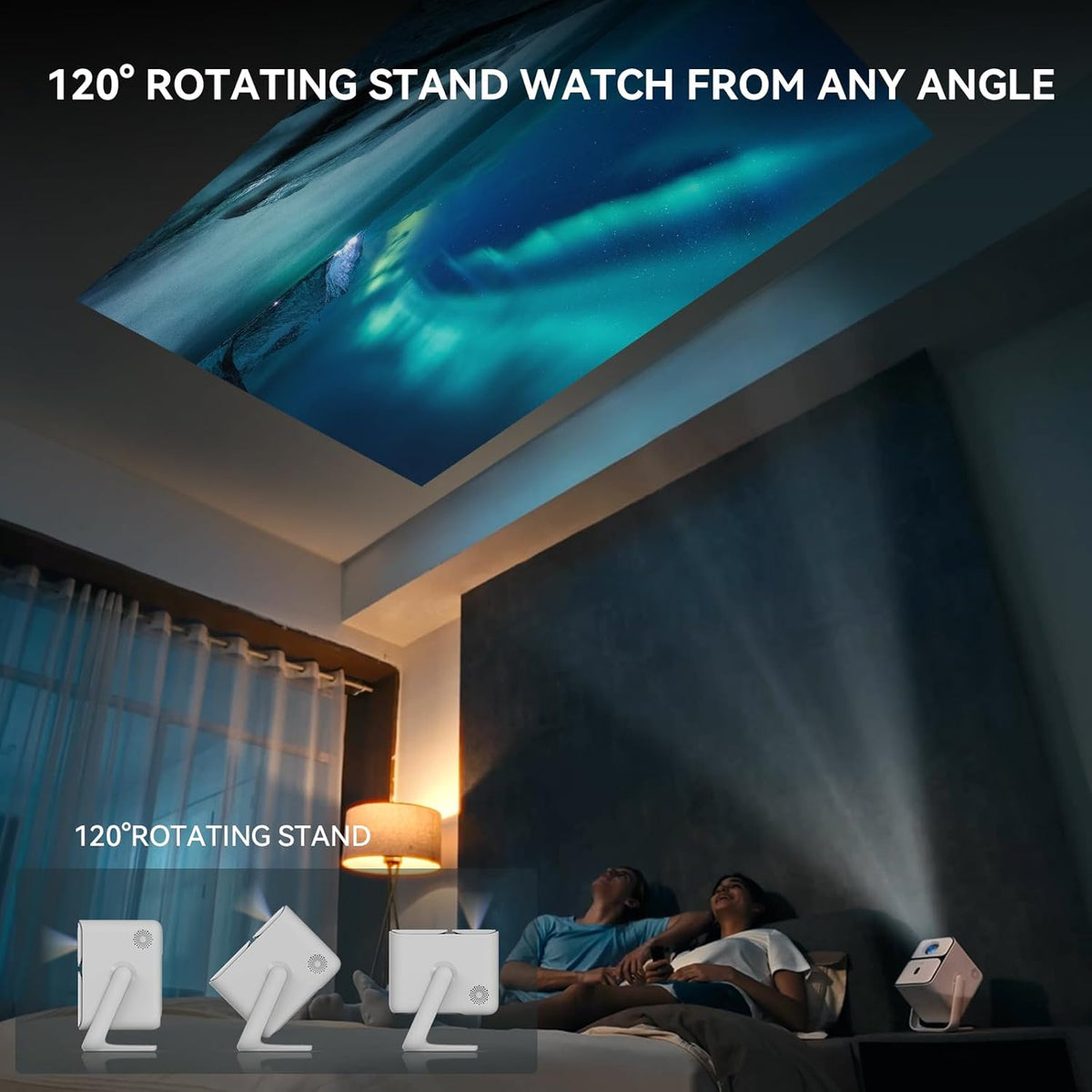 Wanbo T2 Ultra Android TV Projector 1080P 500 ANSI Lumens