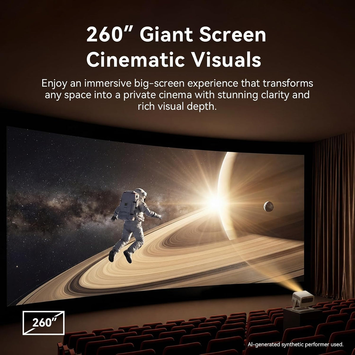 Wanbo Vali 1 Pro Projector 1080P , Android TV, 900 ANSI Lumens, HDR10, Dolby Audio