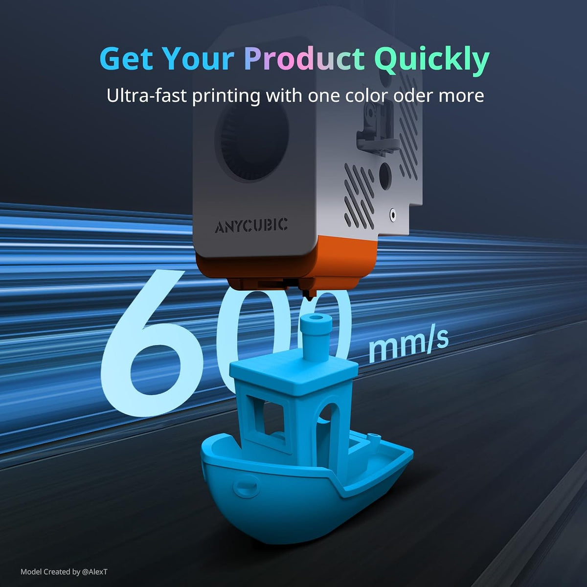 Anycubic 3D Printer Kobra S1 Max Combo Multicolor With Ace 2 Pro Filament Box with Drying Capability