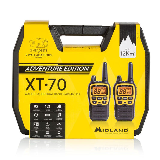 Midland Radio Walkie Talkies XT70 Adventure Edition