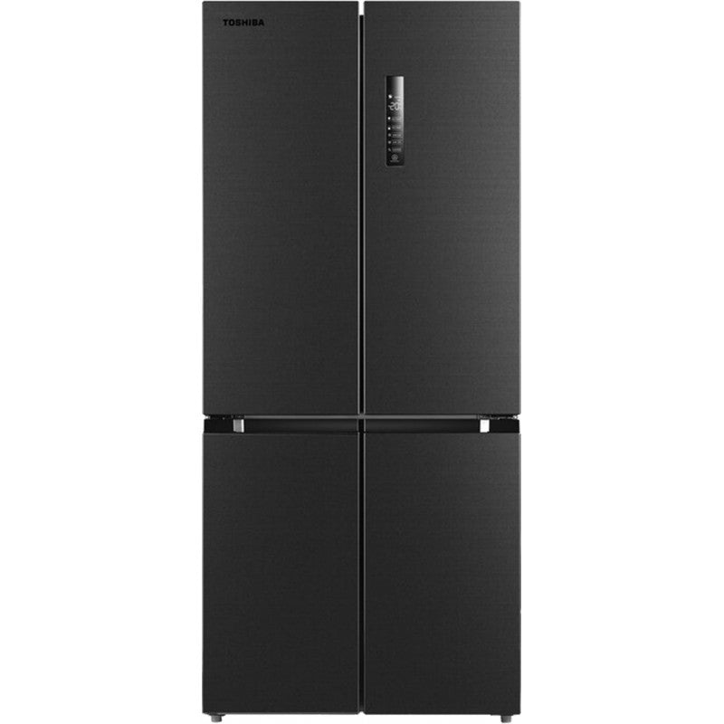 Toshiba Four Door Refrigerator RF610WE-PMS(06) Black Inox
