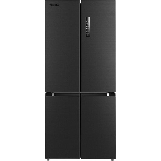 Toshiba Four Door Refrigerator RF610WE-PMS(06) Black Inox