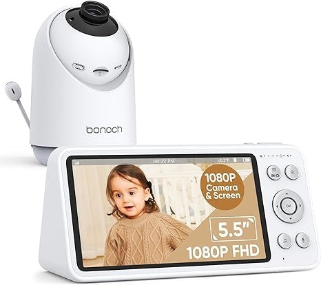 Bonoch Baby Monitor and Camera 5,5inch 1080P with Local Storage BBM04