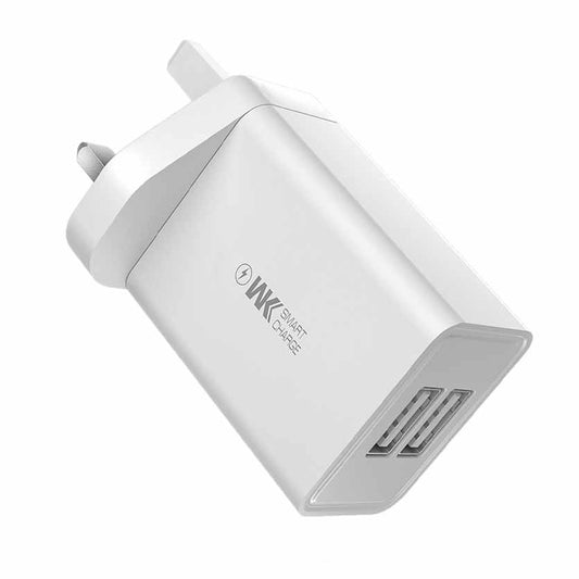 WK WP-U56 FAST CHARGING DUAL PORT USB 10W 2A WHITE