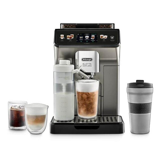 DeLonghi Eletta Explore Fully Automatic Coffee Machine | ECAM450.86.T