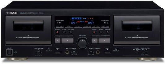 TEAC Double Cassette Deck  W-1200