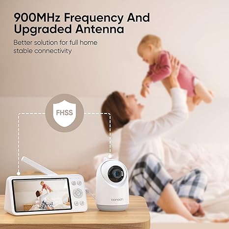 Bonoch Baby Monitor and Camera 5,5inch 1080P with Local Storage BBM04