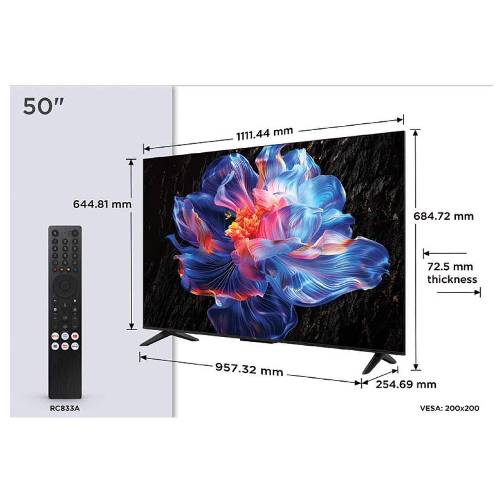 TCL 50V6C 50" 4K UHD Google TV LED