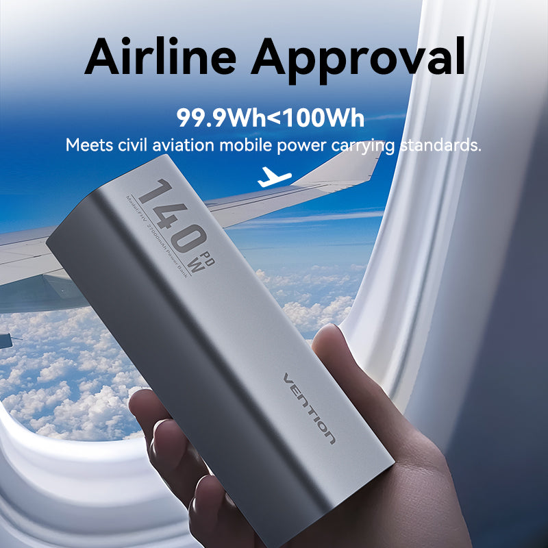 Vention Powerbank 27000mAh 140W 3xUSBC+USB-A FHVH0