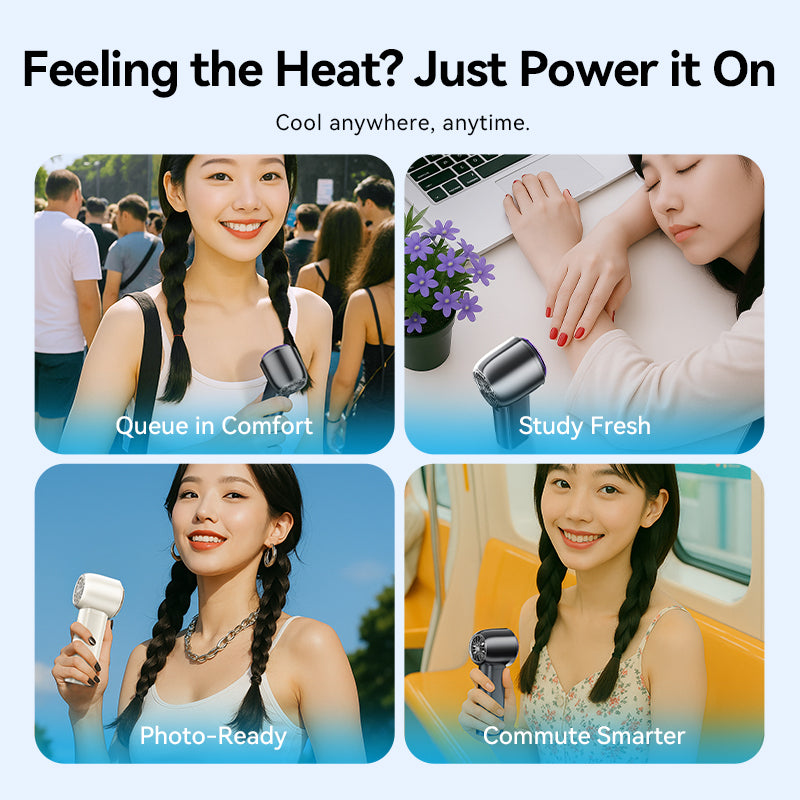 Vention PBBV0 Fan Portable & Adjustable High-Speed 13000 RPM with Display