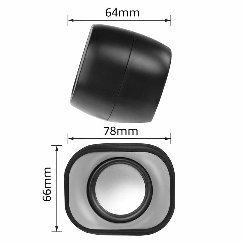 EMINENT EM3513 SPEAKERS 2.0 2*3W RMS USB POWERED