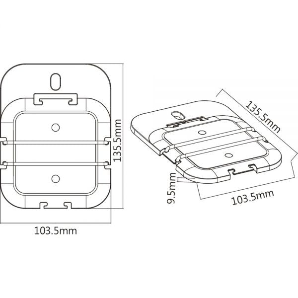 INLINE 23152A HOLDER FOR MEDIA STREAMING BOX UNIVERSAL