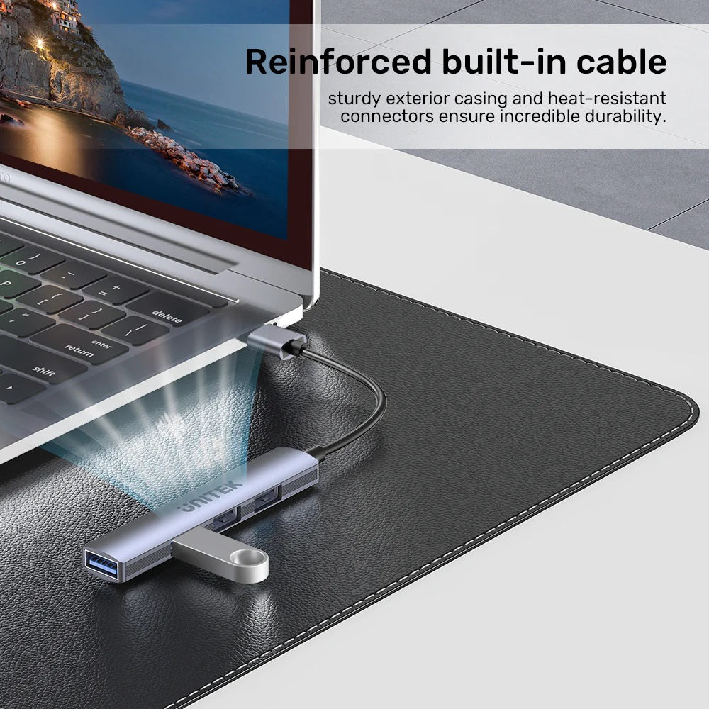 Unitek H1208A USB-A Hub 4port 3xUSB2.0 1xUSB3.0