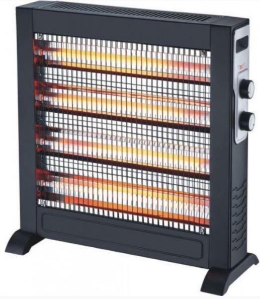 Parma LX-1602 Quartz Heater 4 Heating Power 2000W Black