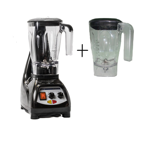 Johny AK/12 AUT Commercial Blender Black with Extra Bowl