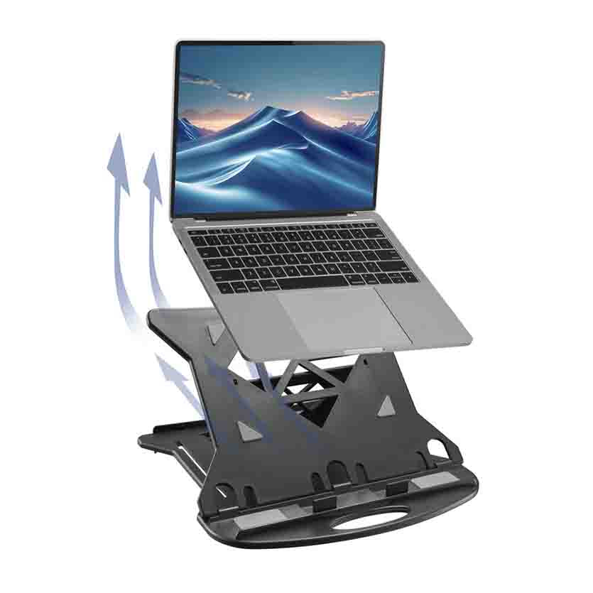 AC8150 FOLDABLE LAPTOP STAND W/7 ADJUSTABLE HEIGHTS, ACT