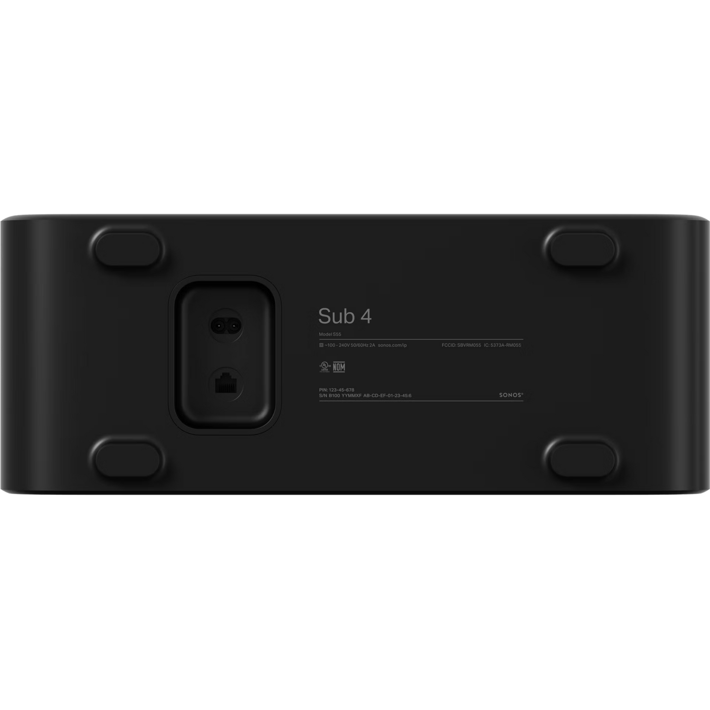 SONOS Sub-woofer Gen 4 Home Cinema Black