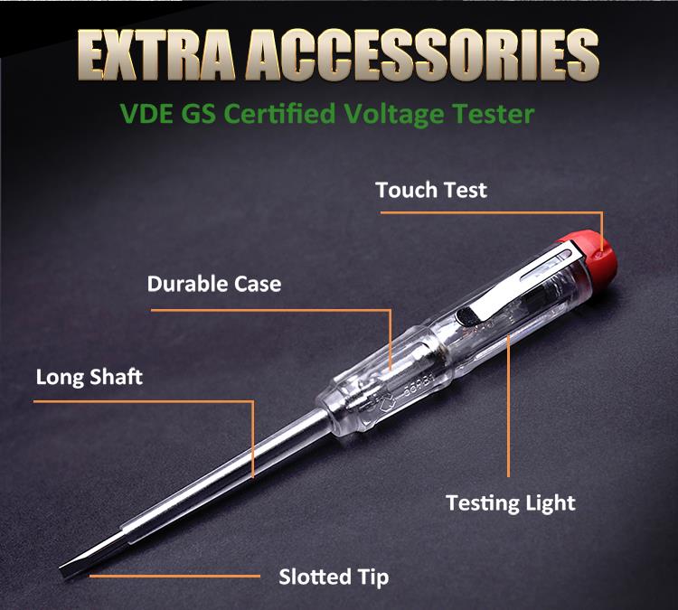 Proskit SD-V861 VDE Insulated Screwdriver Set of 13 pcs & Carry Case