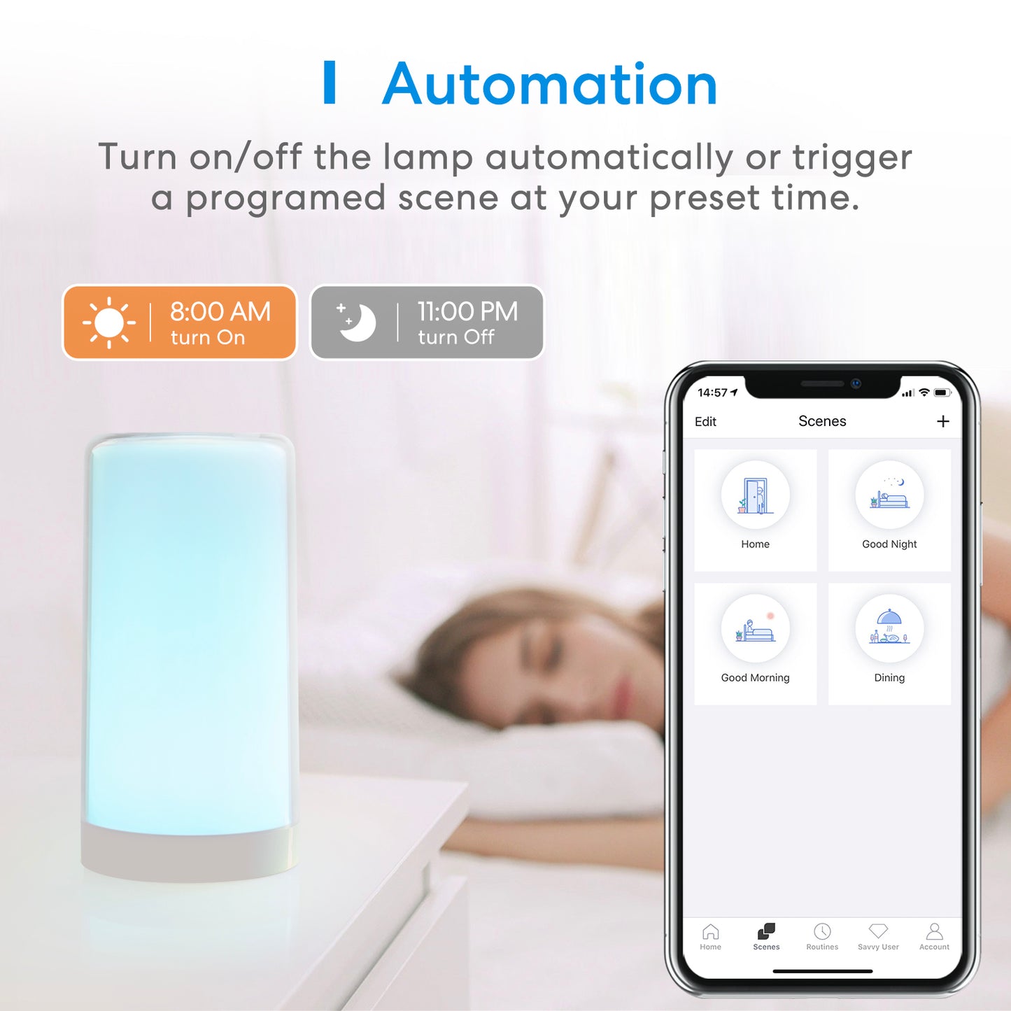 Meross MSL430HK-UK Homekit Smart Wi-Fi Ambient Light