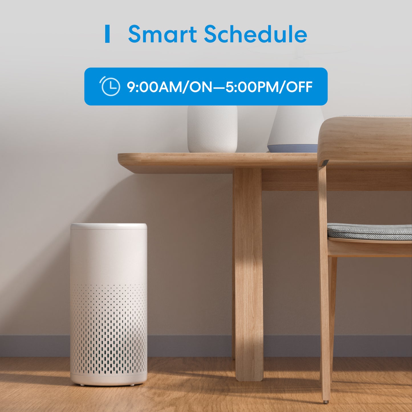 Meross Air Purifier MAP100HK-UK Homekit Smart Wi-Fi HEPA 13
