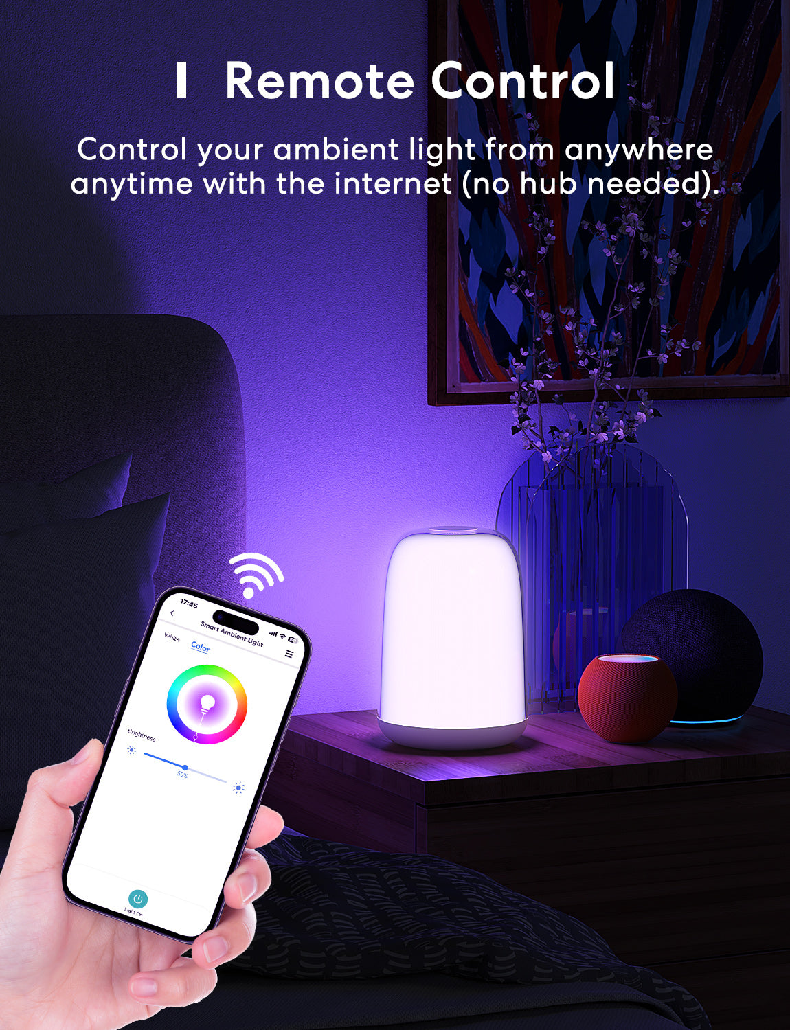 Meross MSL430JHK-EU Homekit Smart Wi-Fi Ambient Light