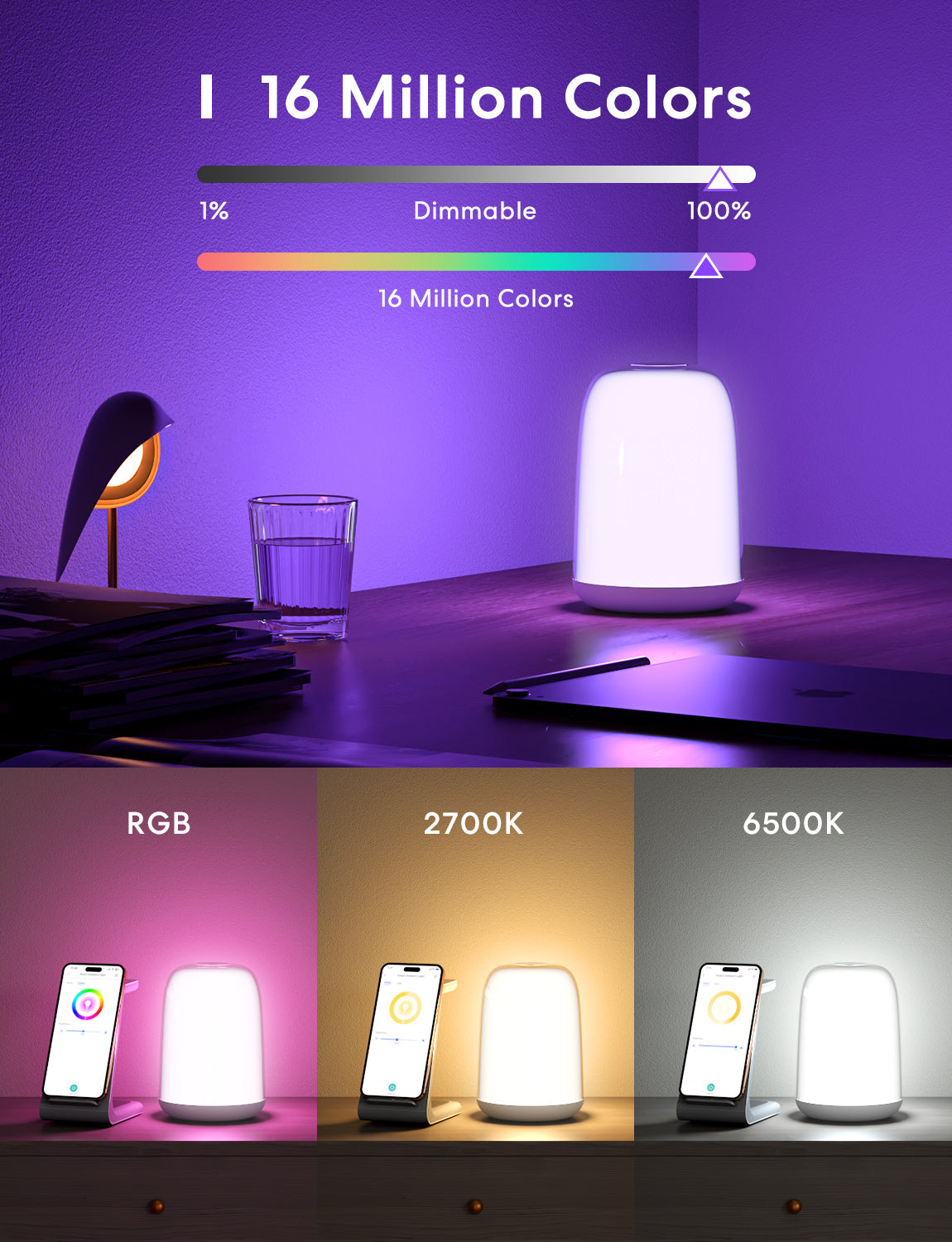 Meross MSL430JHK-EU Homekit Smart Wi-Fi Ambient Light