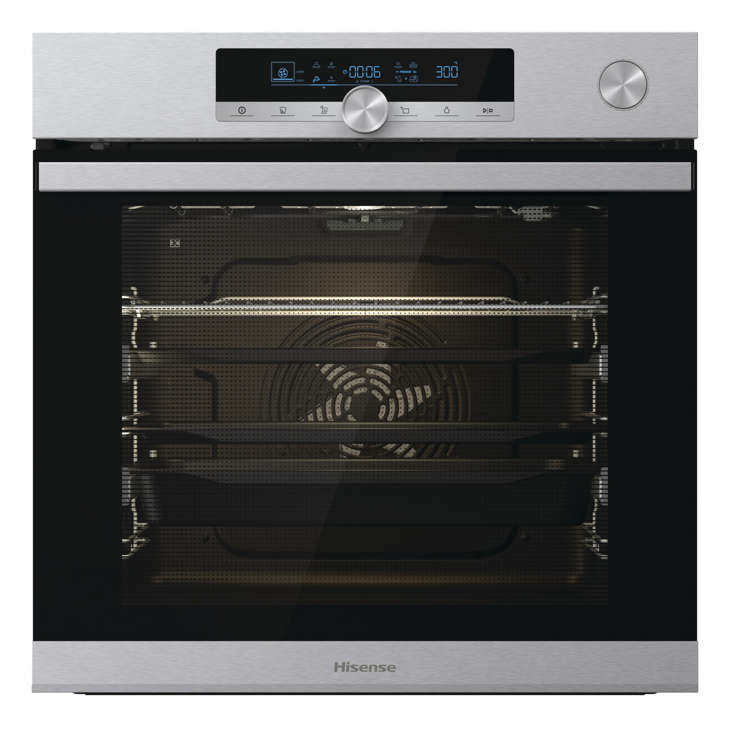 Hisense BSA66334PX Built-In Oven, Inox-Black