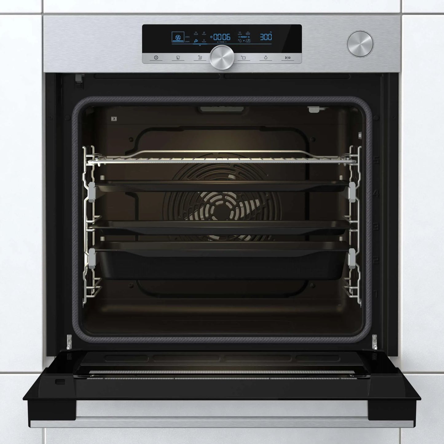 Hisense BSA66334PX Built-In Oven, Inox-Black