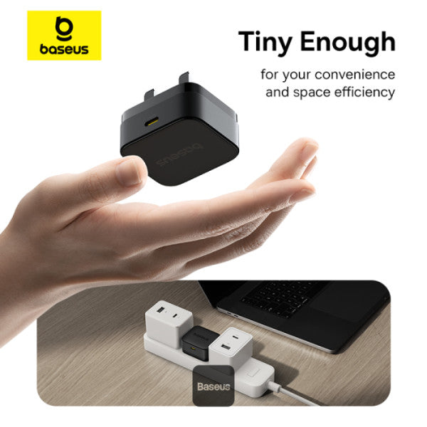 Baseus Charger Wall 20W USB-C PALM Series UK Black