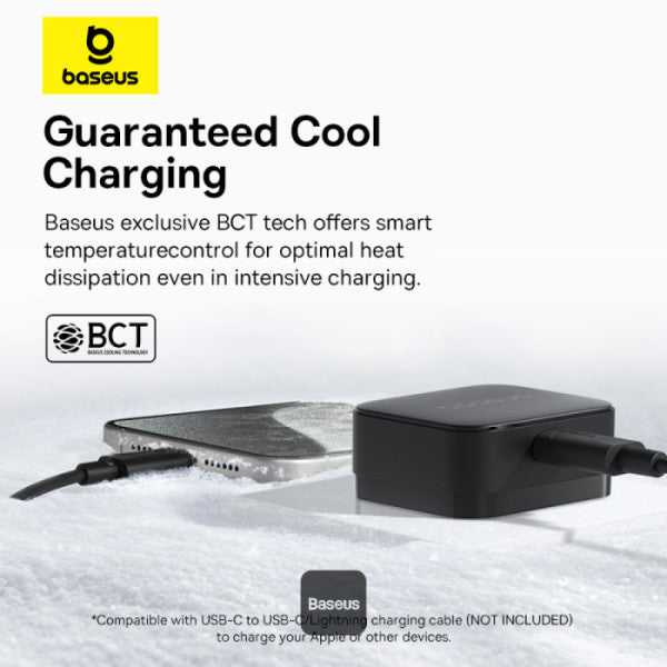 Baseus Charger Wall 20W USB-C PALM Series UK Black