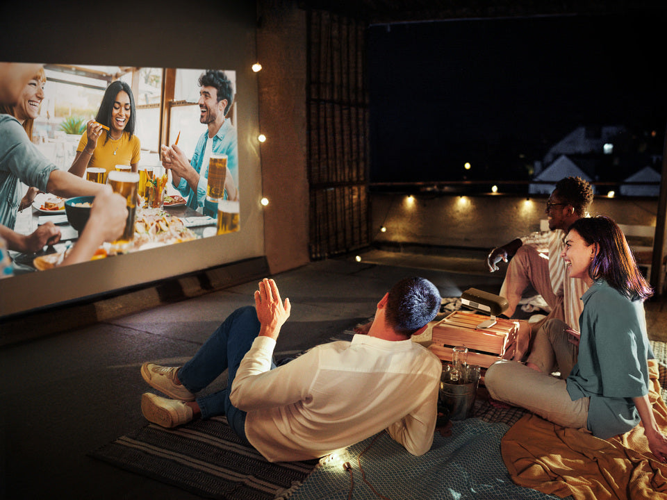 Viewsonic Projector M1 Max 1080p Smart LED Portable Google TV USB-C