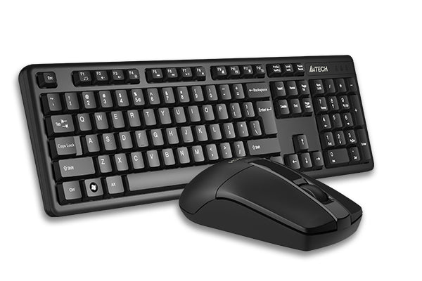 A4TECH 3300N COMBO WIRELESS DESKTOP BLACK