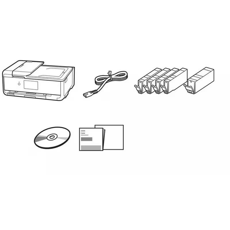 Canon 2988C036AA Pixma TS-9550A A3 Color Inkjet Multifunction Printer with WiFi