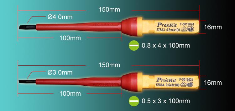 Proskit SD-V861 VDE Insulated Screwdriver Set of 13 pcs & Carry Case