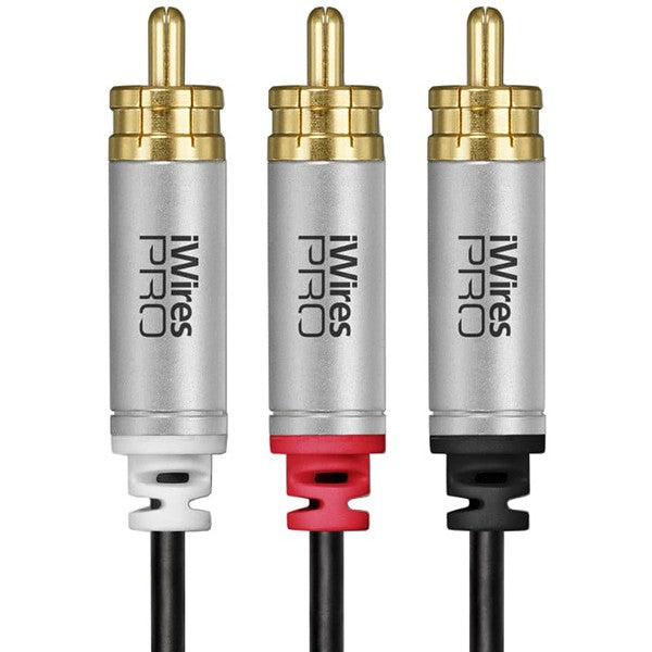 Techlink 711043 iWiresPro Subwoofer RCA to 2 RCA 3.0m