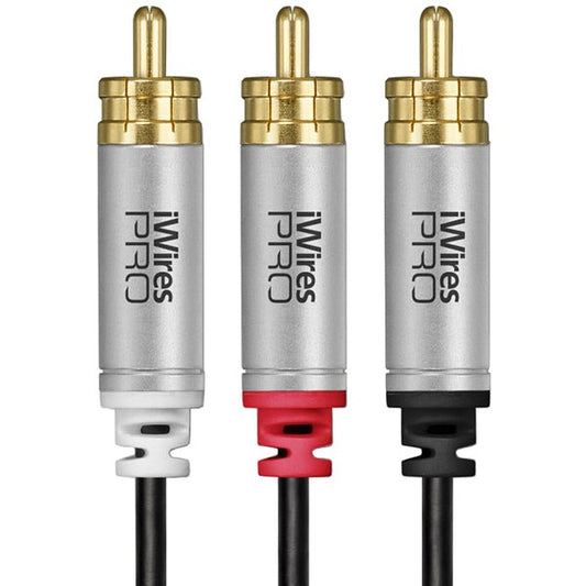 Techlink 711043 iWiresPro Subwoofer RCA to 2 RCA 3.0m